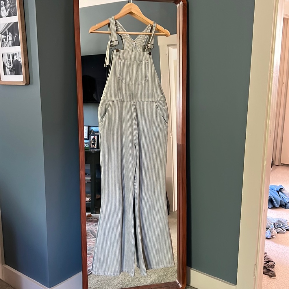 Christy Dawn - The Billy overall in railroad stripe